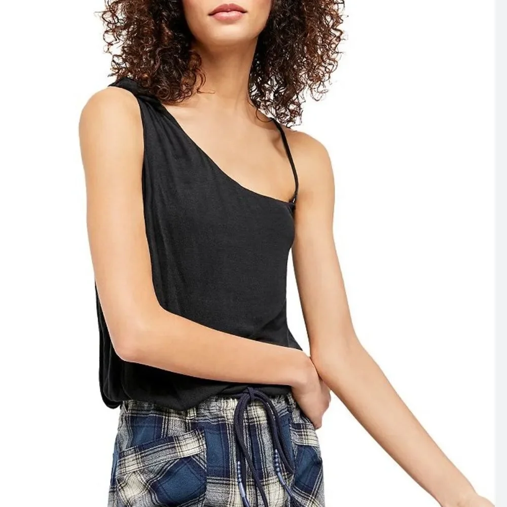 Free people black marina tank‎ top
